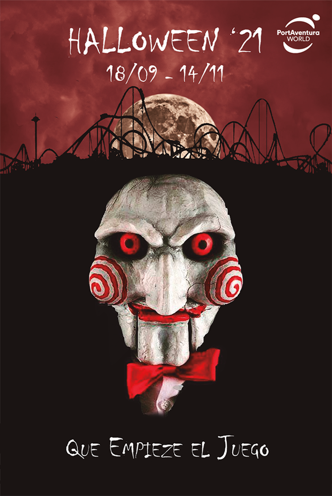 Cartel Portaventura en detalle.