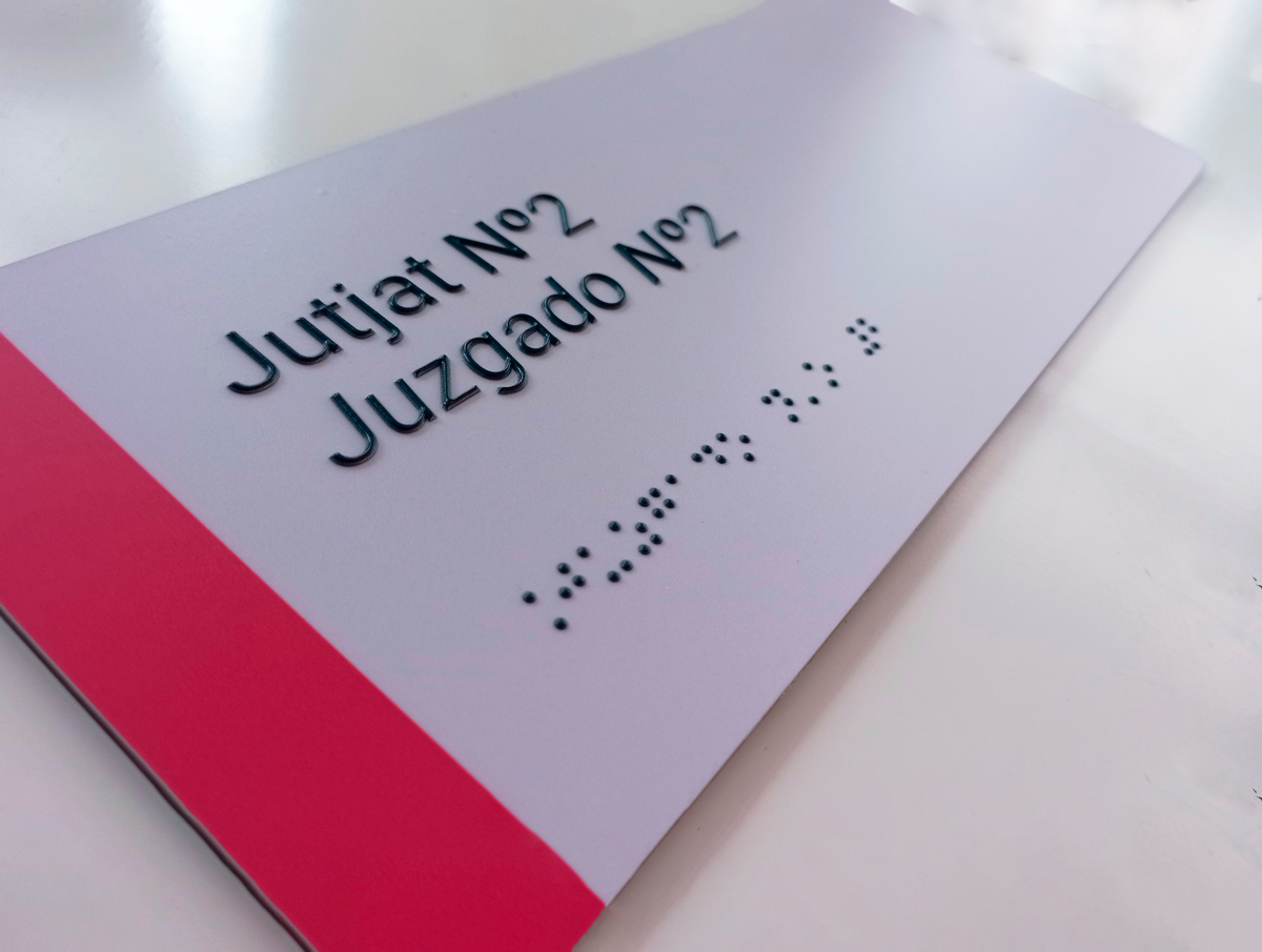 Señal de juzgado para el Juzgado de Nules