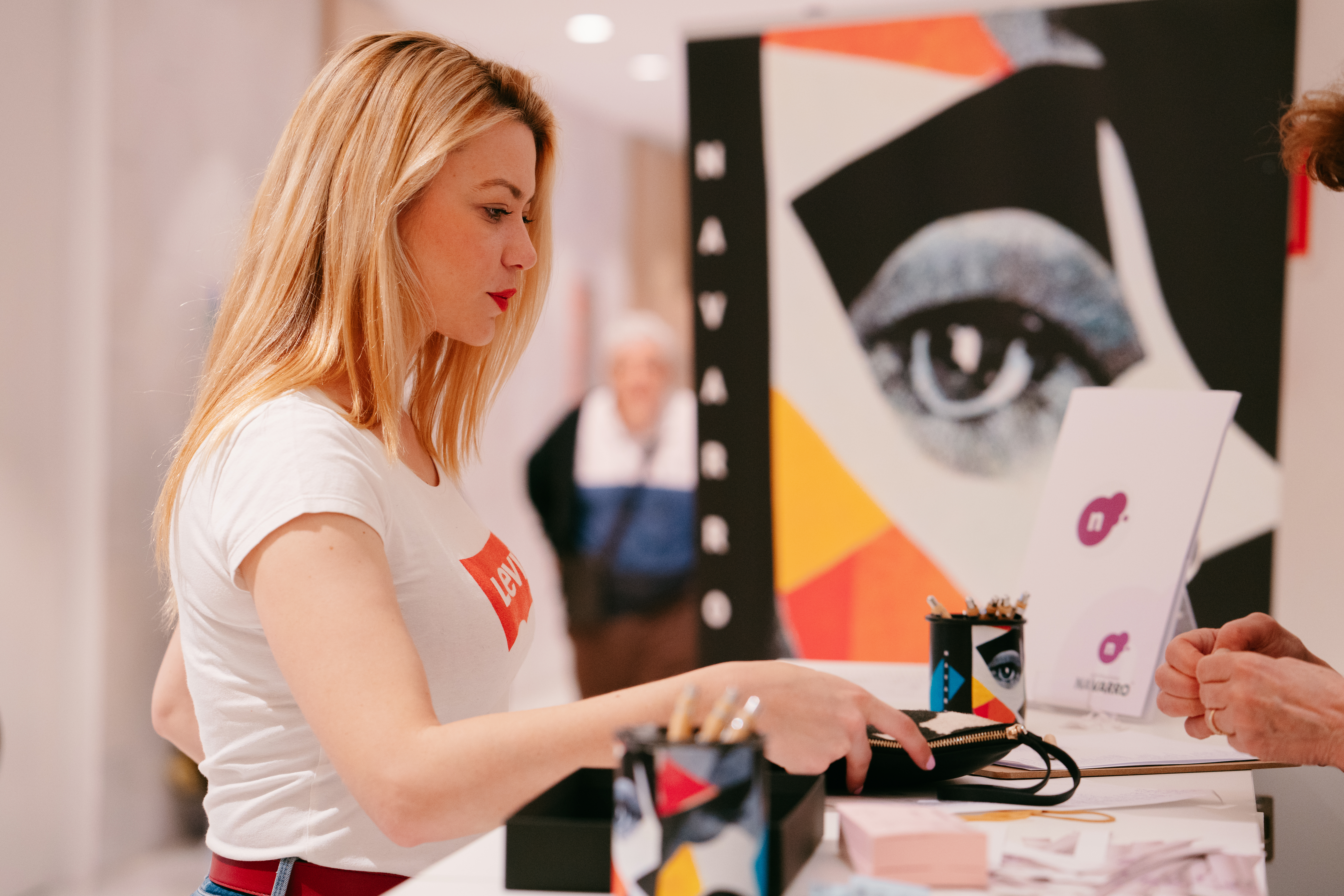 Roll up con la imagen de portada.